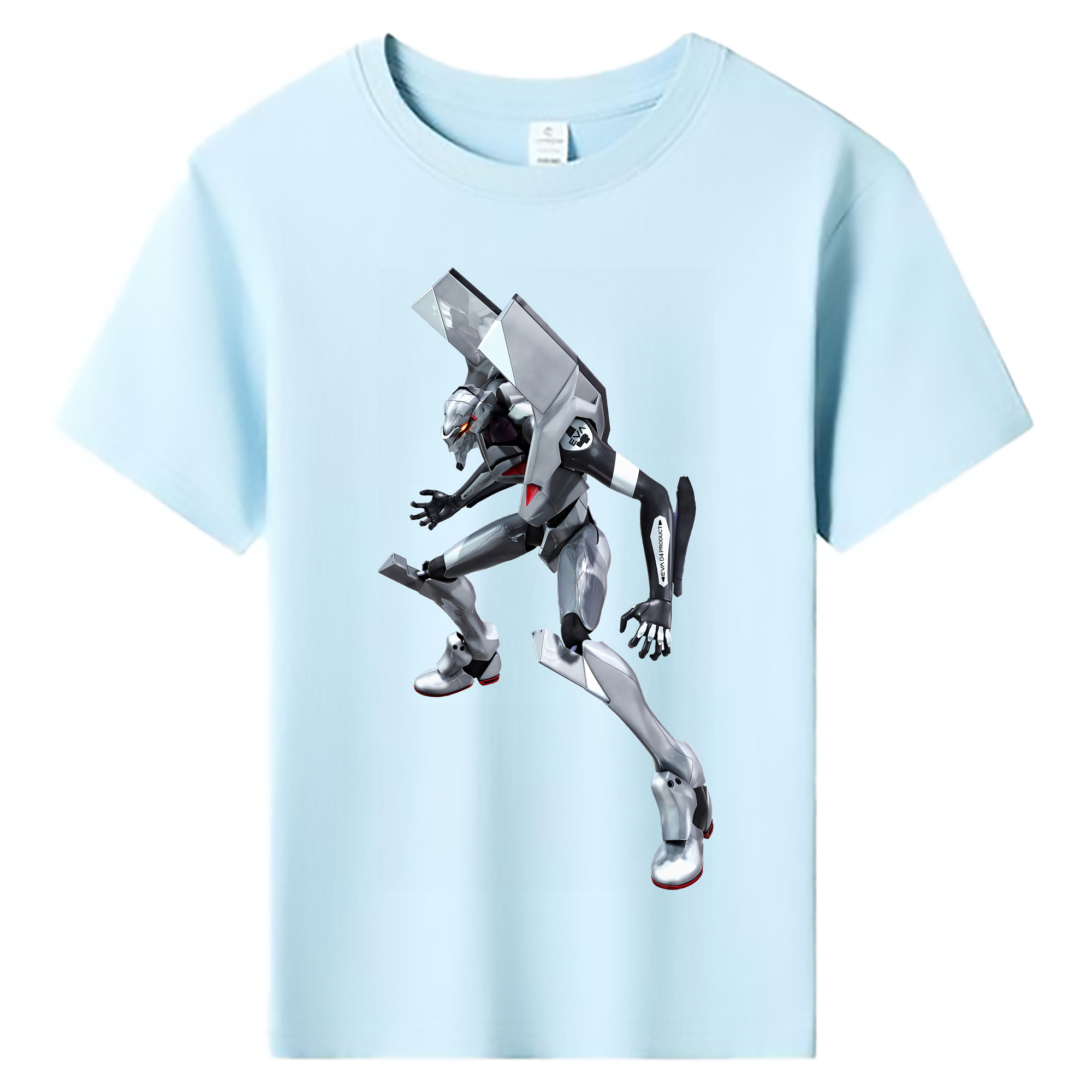 （画像用） EVA 新世紀エヴァンゲリオン 綿100％キッズTシャツ（フロントプリント）